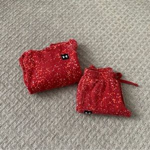 Boys Under Armour hooded sweatshirt and pant set size small